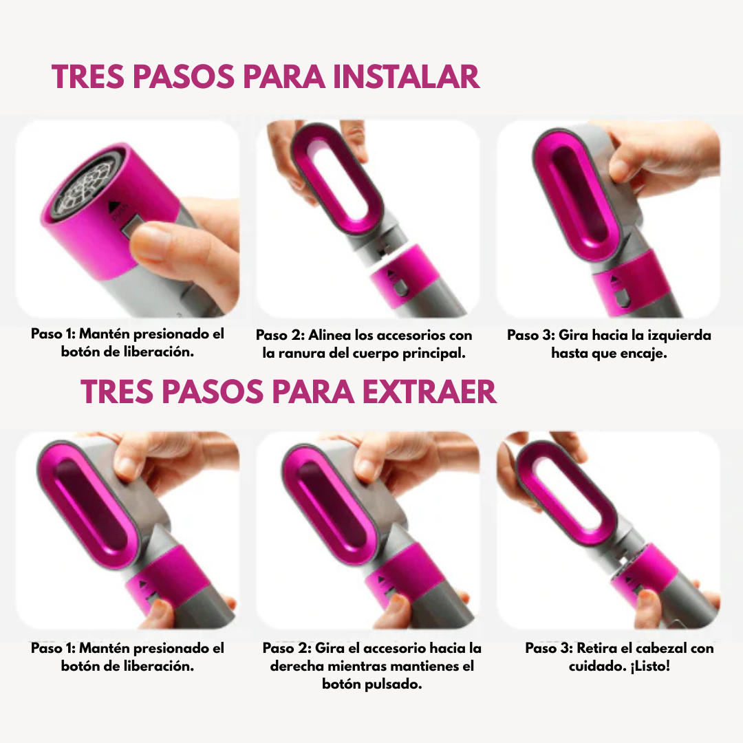 Velluza™ - El Estilizador 5 en 1 que te da resultados de salón